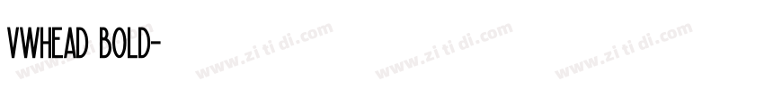 vwhead bold字体转换